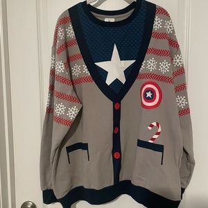 Captain America Ugly Sweater Sweatshirt